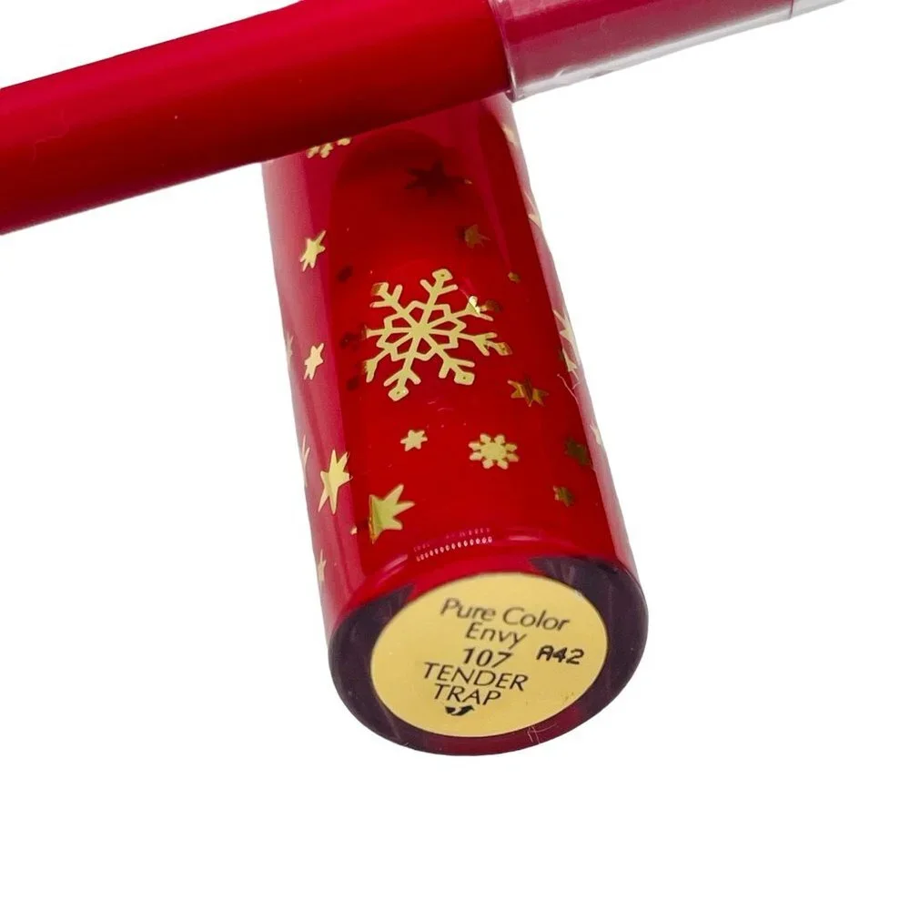 Estee' Lauder Lip Gloss and Pencil 2022 Season Holiday Reds!